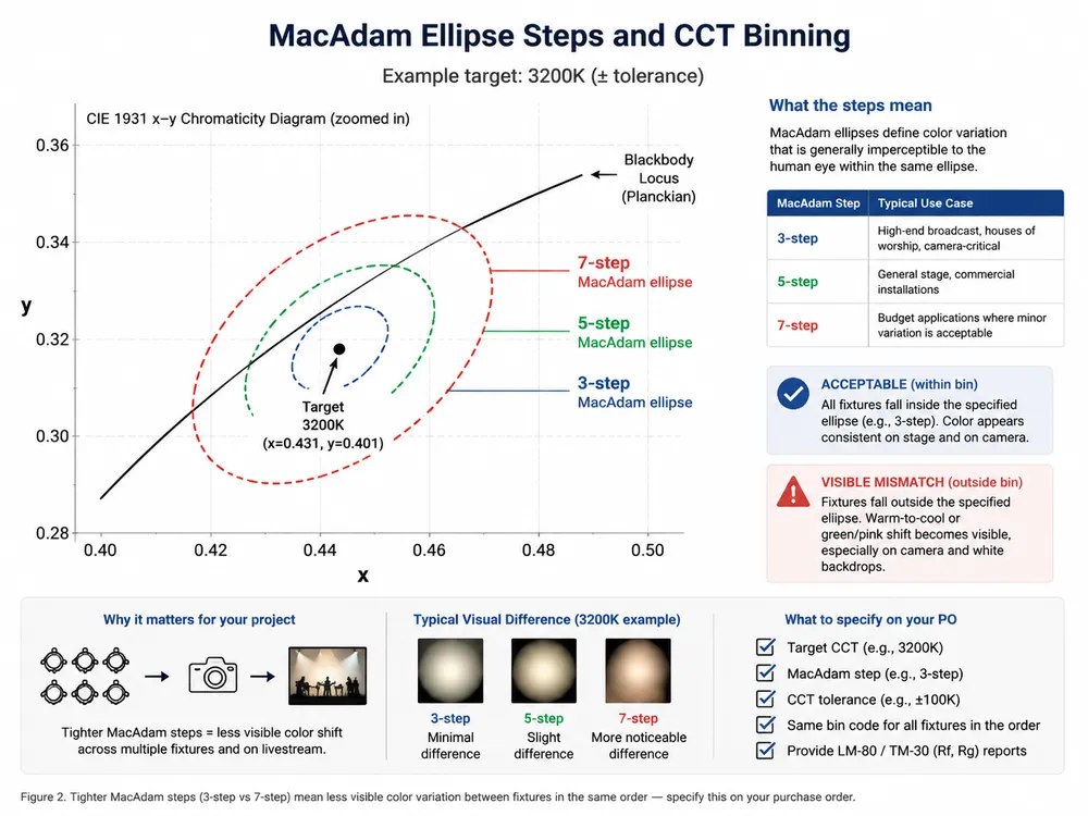 Why Color Temperature Matters When Sourcing Church Stage Lighting Fixtures
