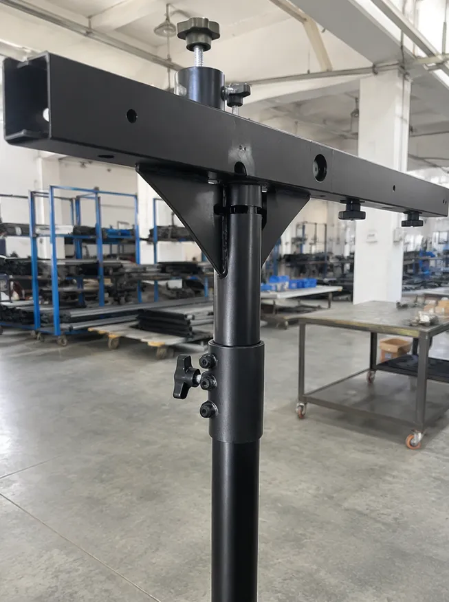 DJ lights stand gigbar Q235 steel frame 1.2mm wall thickness detail