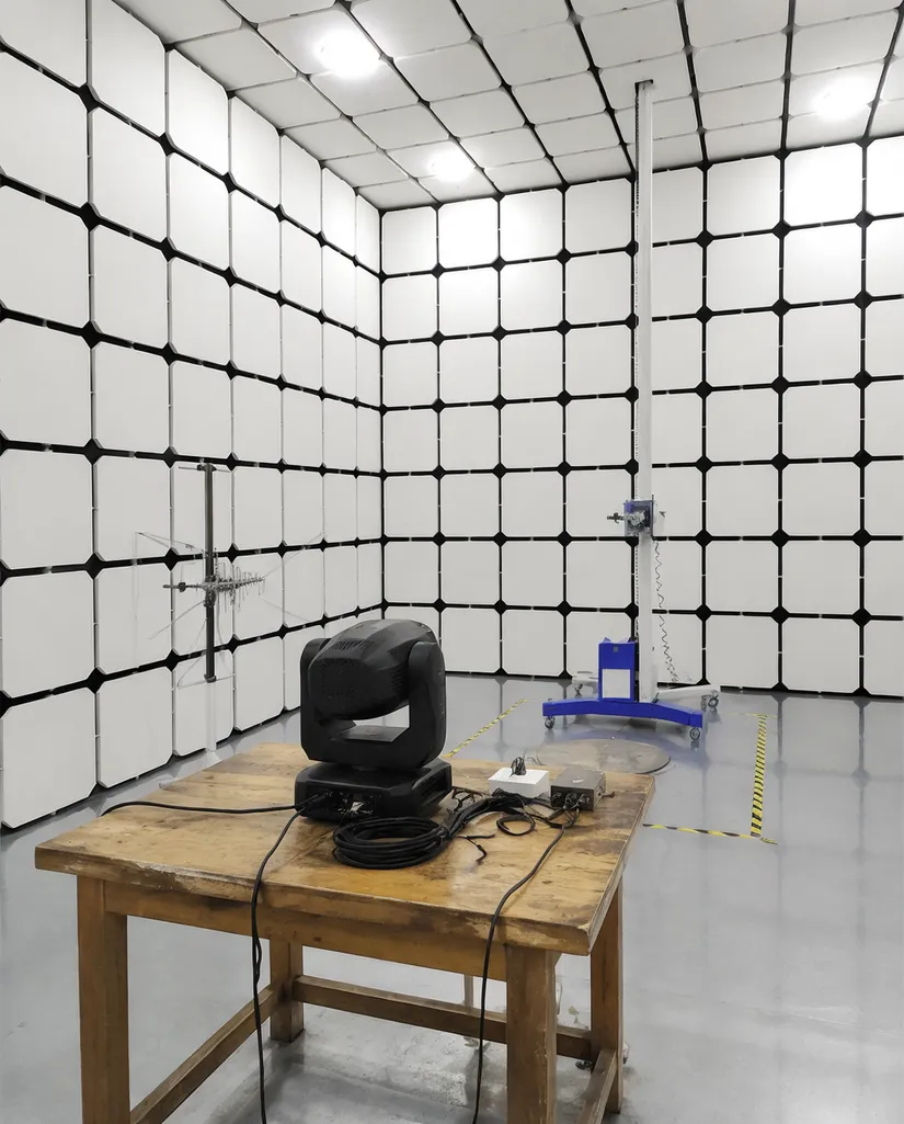 GDMonkey in-house EMC testing laboratory built in 2018 for prototype-stage compliance verification