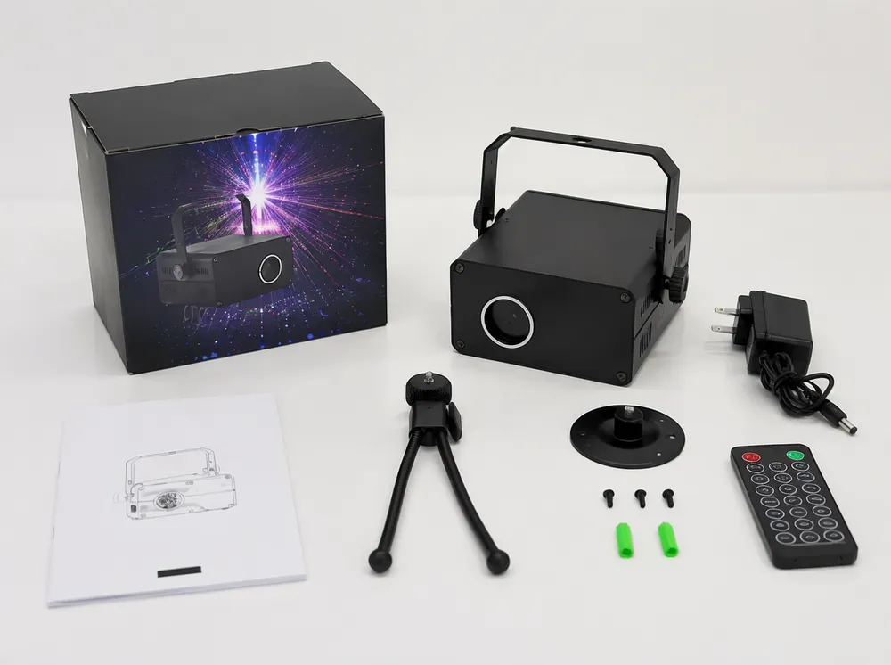 Retail-ready laser projector packaging for e-commerce marketplace sellers