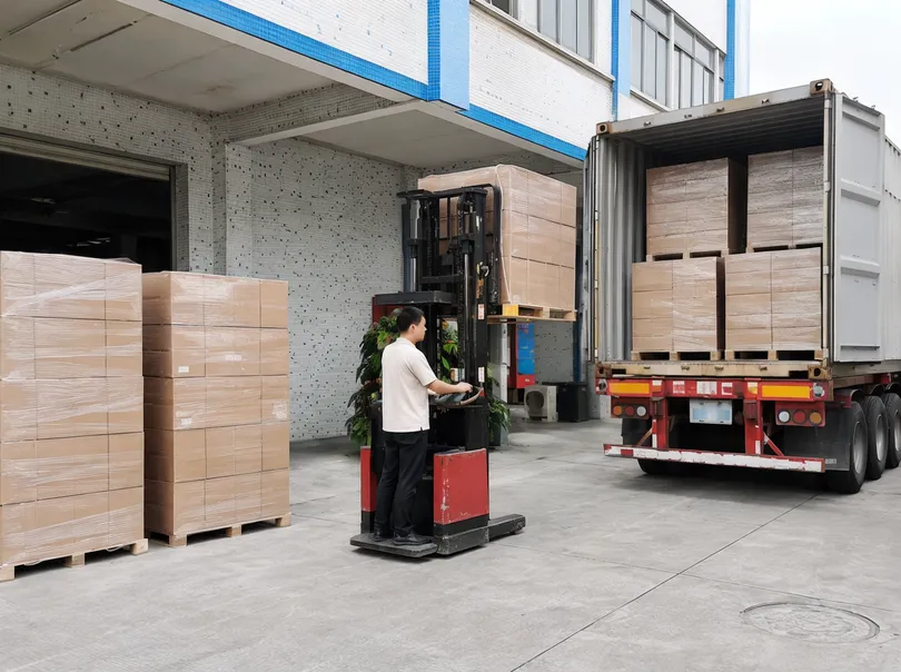 Export packaging and container loading plan for DJ effect fixtures