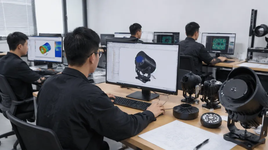 ODM spotlight engineering with custom optical and housing design